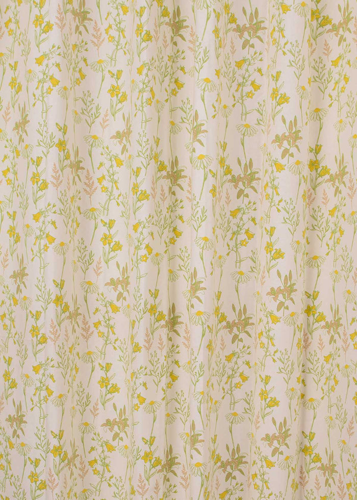 Tulip Garden printed cotton Fabric - Multicolor