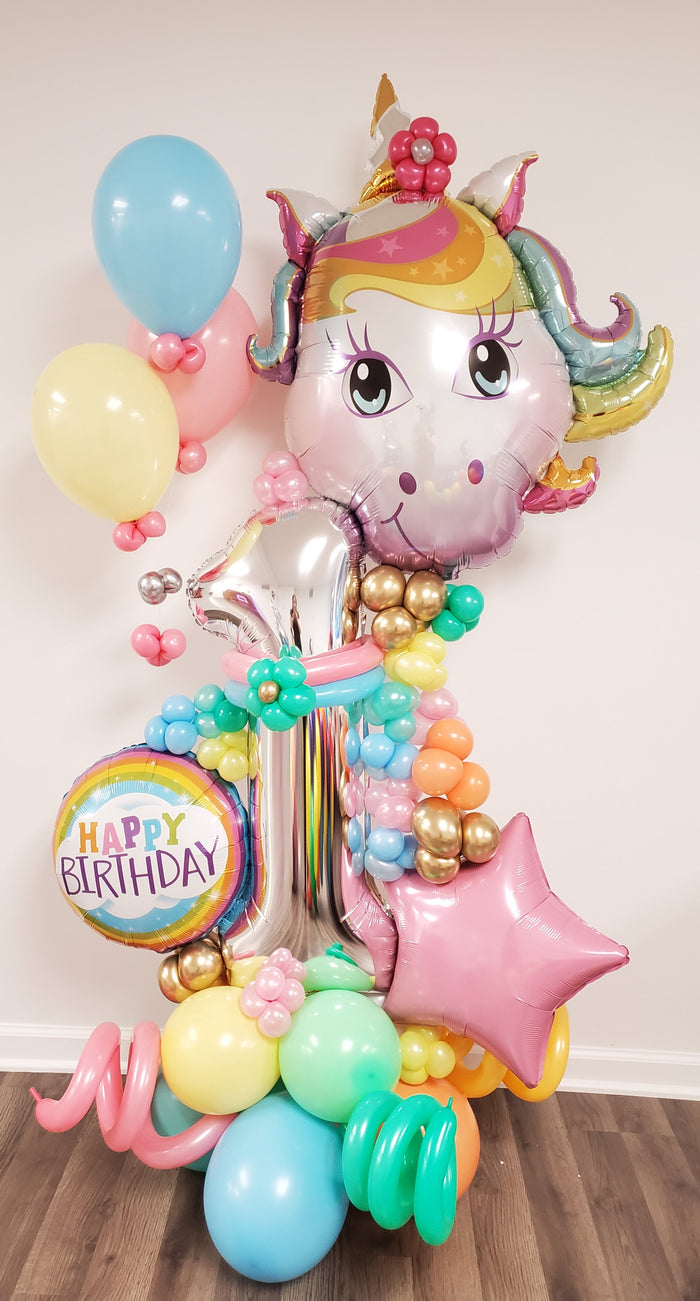 Unicorn Balloon Bouquet