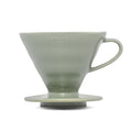 V60 Ceramic Coffee Dripper 02 - Oil Green