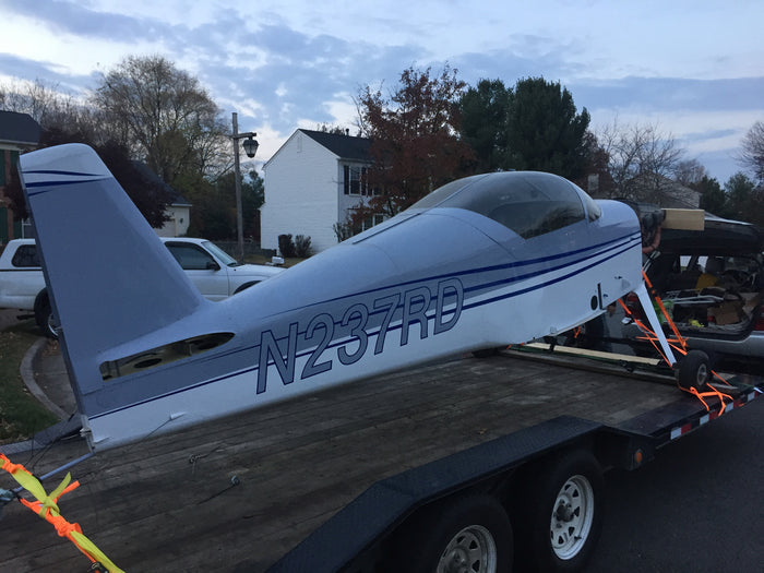 Van's Aircraft RV-6 (Silver/Blue) HD Airplane Sign