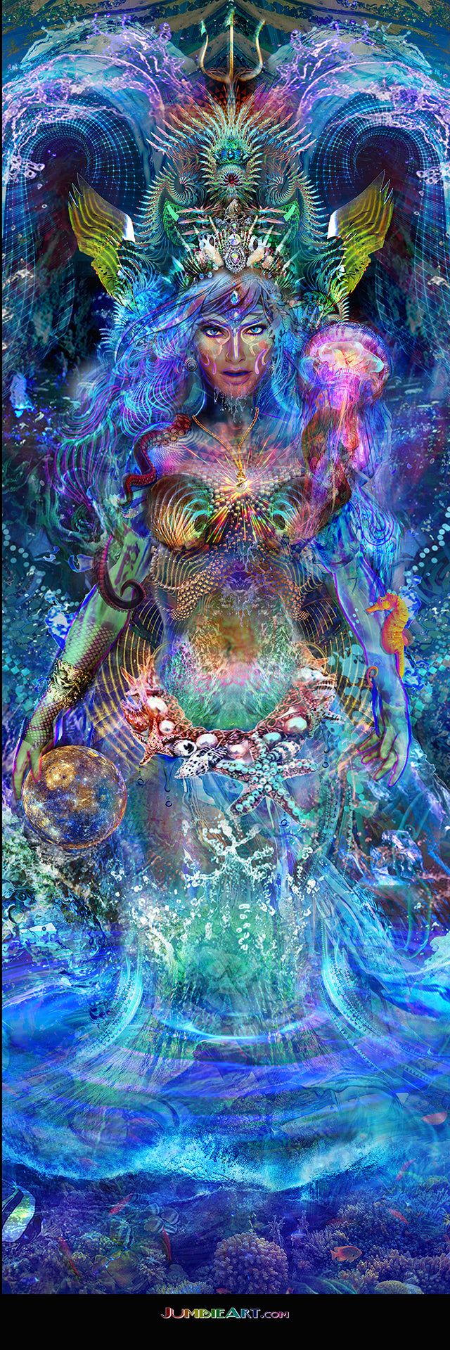 Water Goddess by Jumbie Art