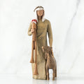 ZAMPOGNARO FIGURE SCULPTURE HAND PAINTING WILLOW TREE BY SUSAN LORDI